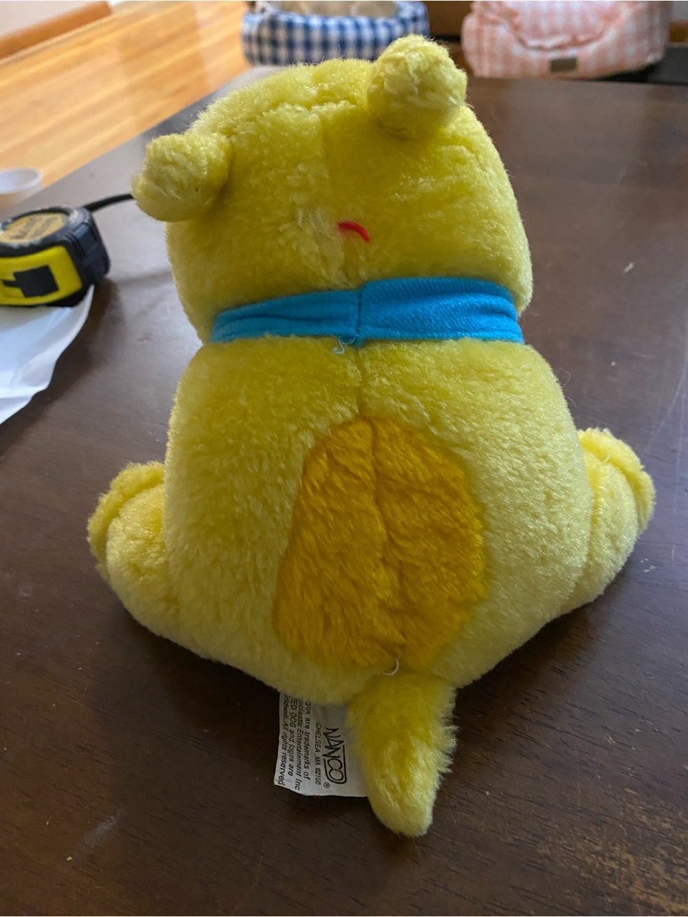 Pair of Plush Dogs - Red and Yellow - Picture 5 of 7